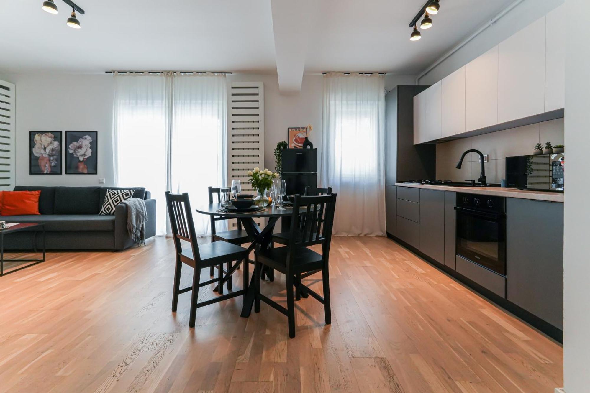Maria - Modern Apartment With Parking And Workspace Bukarest Exterior foto